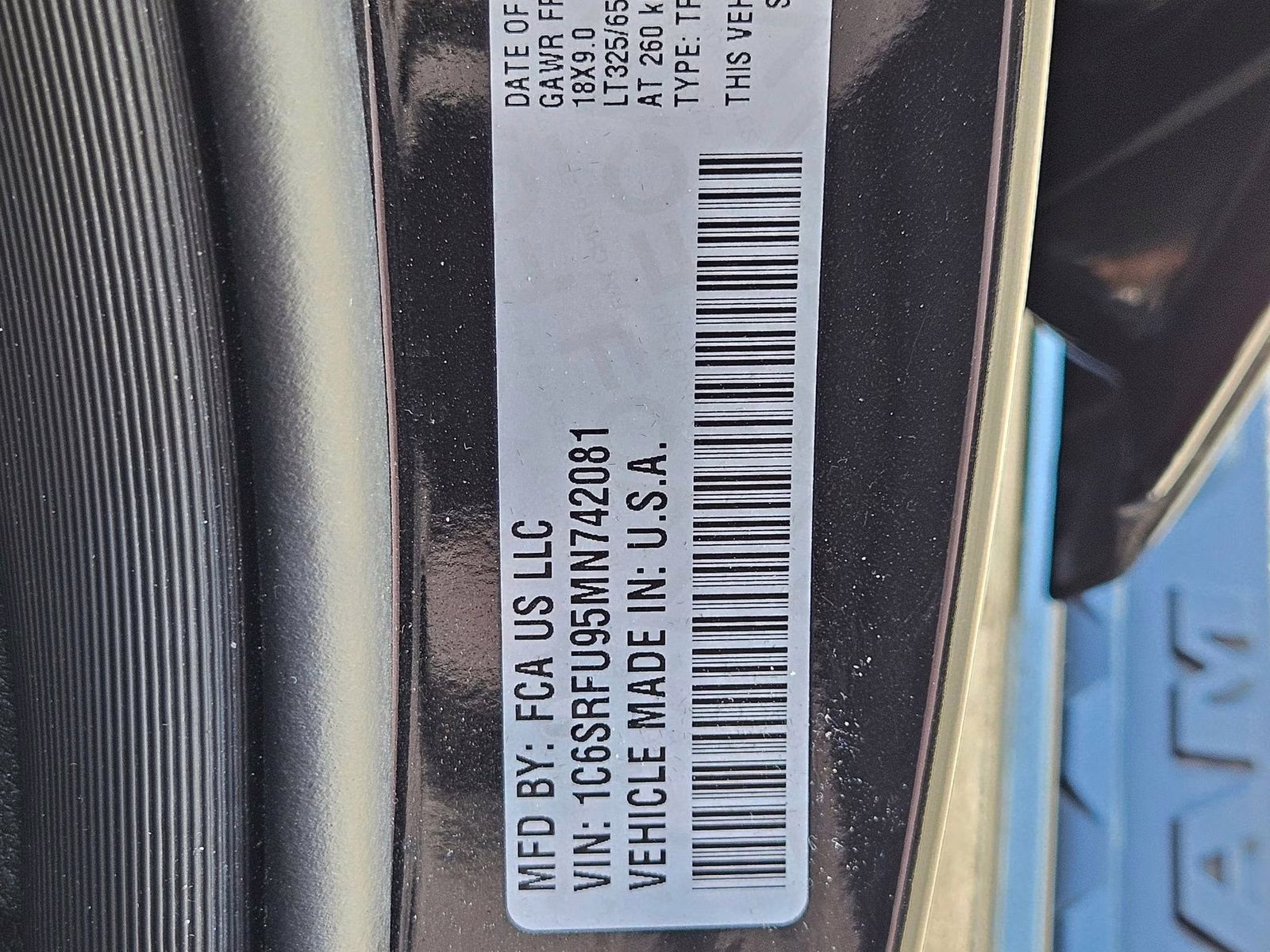2021 Diamond Black Ram 1500 TRX 4X4 Truck