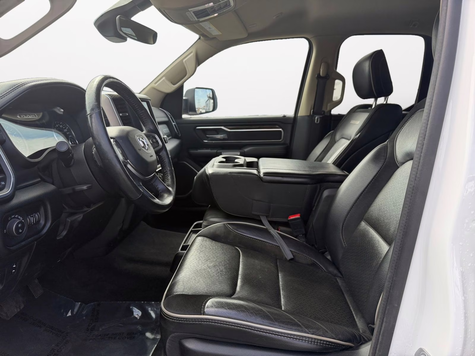 2020 Bright White Clearcoat Ram 1500 Laramie 4X4 Truck