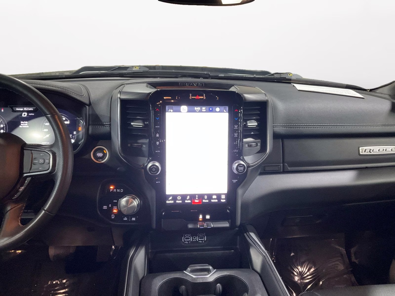 2024 Bright White Clearcoat Ram 1500 Rebel 4X4 Truck