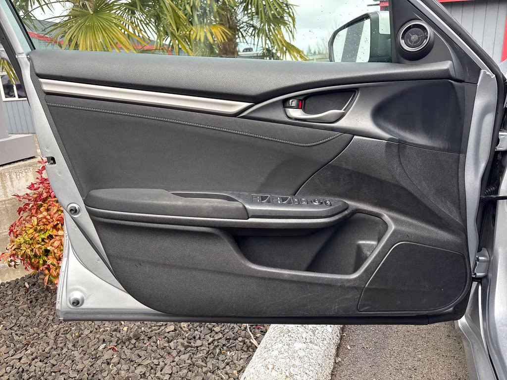 2020 Silver Honda Civic EX FWD Hatchback