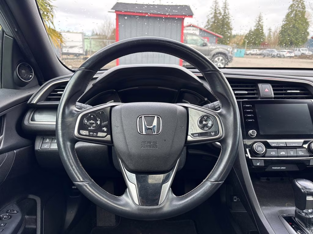 2020 Silver Honda Civic EX FWD Hatchback