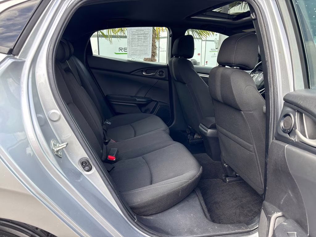 2020 Silver Honda Civic EX FWD Hatchback