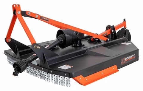 2026 Orange Bad Boy implement 6' slip clutch rotary cutter