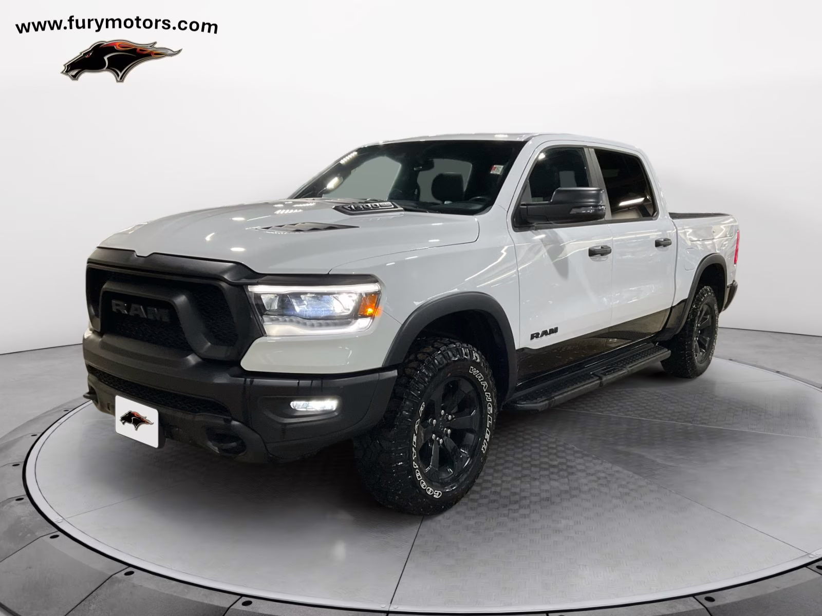 2024 Bright White Clearcoat Ram 1500 Rebel 4X4 Truck