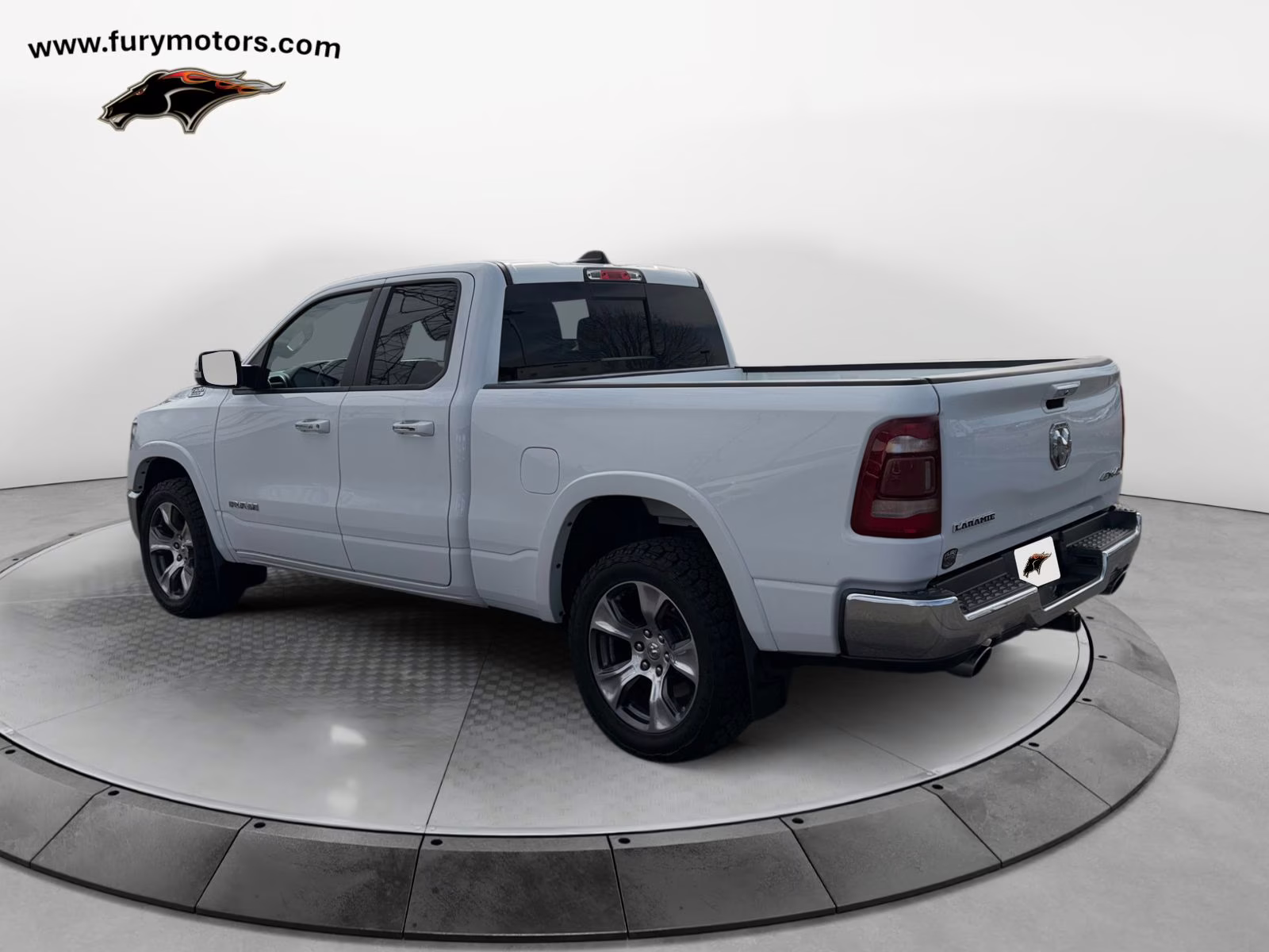 2020 Bright White Clearcoat Ram 1500 Laramie 4X4 Truck