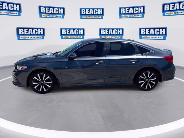 2022 Sonic Gray Pearl Honda Civic EX FWD Sedan