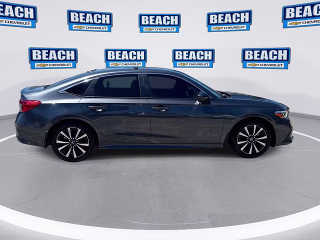 2022 Sonic Gray Pearl Honda Civic EX FWD Sedan