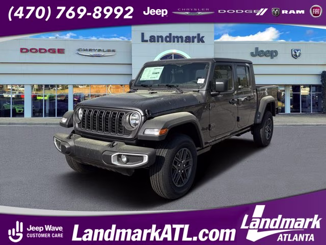 2026 Granite Crystal Metallic Clearcoat Jeep Gladiator Sport 4X4 Truck