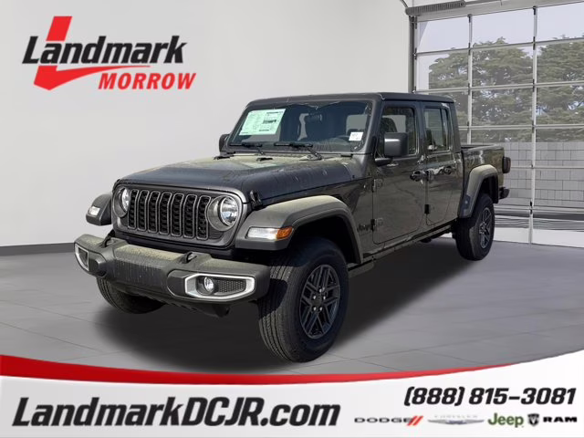 2026 Granite Crystal Metallic Clearcoat Jeep Gladiator Sport 4X4 Truck