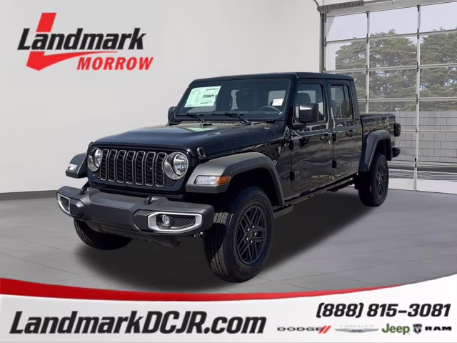 2026 Black Clearcoat Jeep Gladiator Sport 4X4 Truck