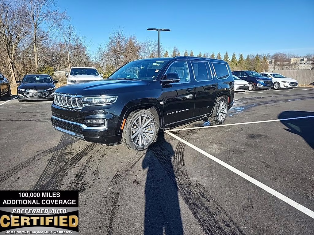2023 Diamond Black Crystal Pearlcoat Jeep Grand Wagoneer Series II 4X4 SUV