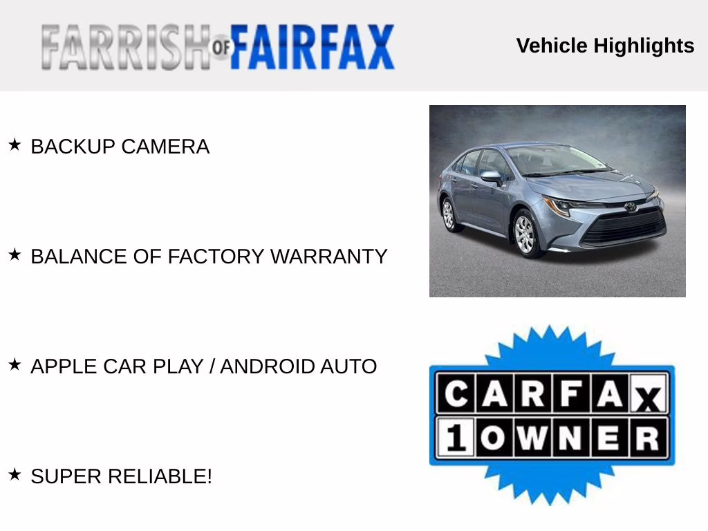 2025 Celestite Toyota Corolla LE FWD Sedan