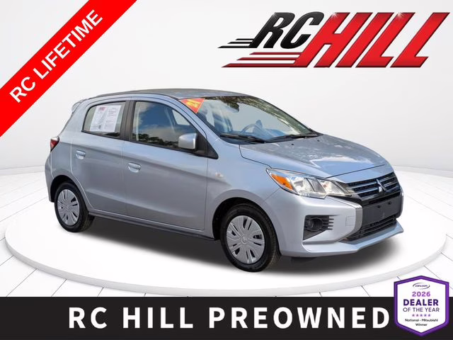 2021 Sapphire Blue Metallic Mitsubishi Mirage ES FWD Hatchback