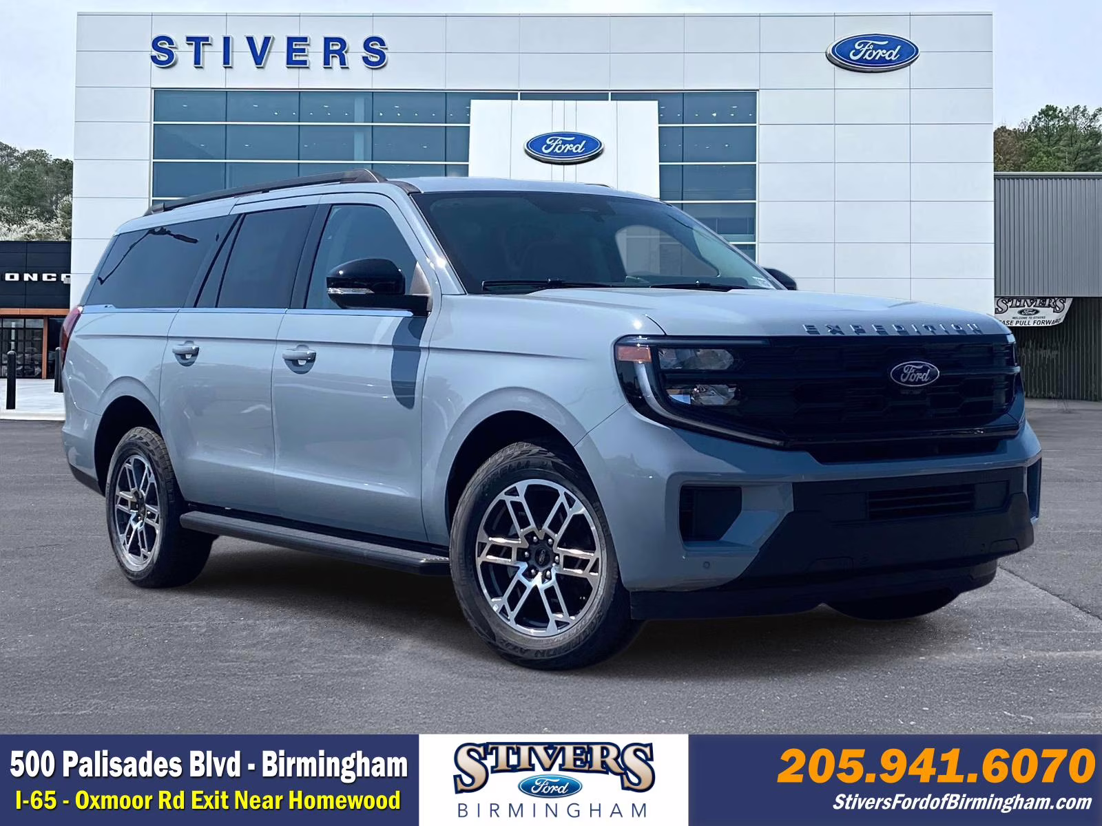 2026 Glacier Gray Metallic Tri-Coat Ford Expedition Max Active 4X4 SUV