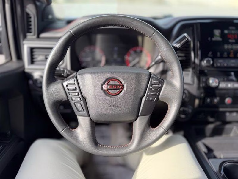2024 Deep Blue Pearl Nissan Titan PRO-4X 4X4 Truck