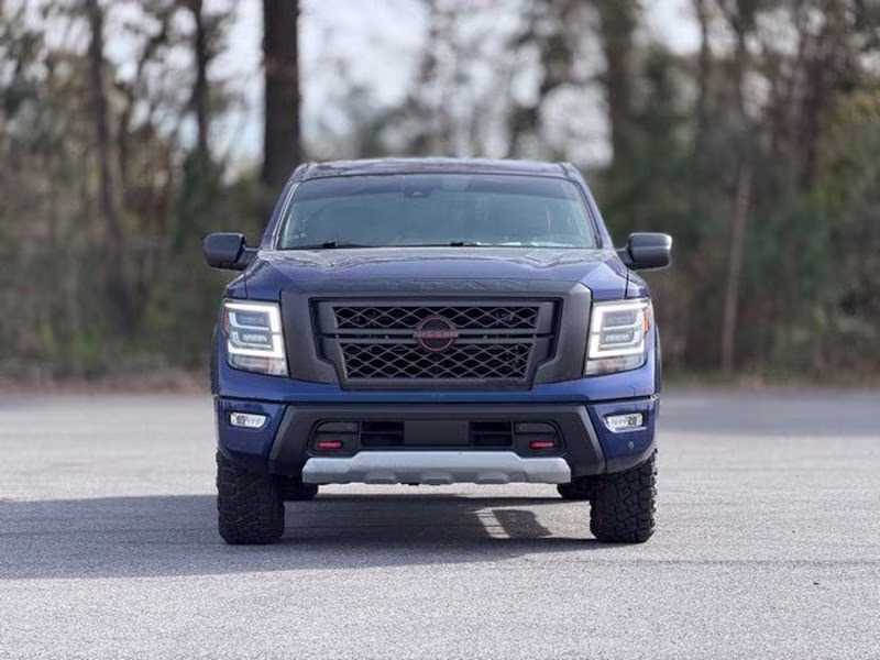 2024 Deep Blue Pearl Nissan Titan PRO-4X 4X4 Truck