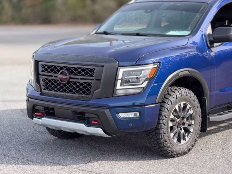 2024 Deep Blue Pearl Nissan Titan PRO-4X 4X4 Truck