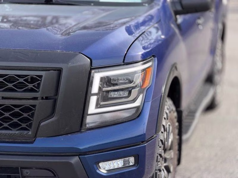 2024 Deep Blue Pearl Nissan Titan PRO-4X 4X4 Truck