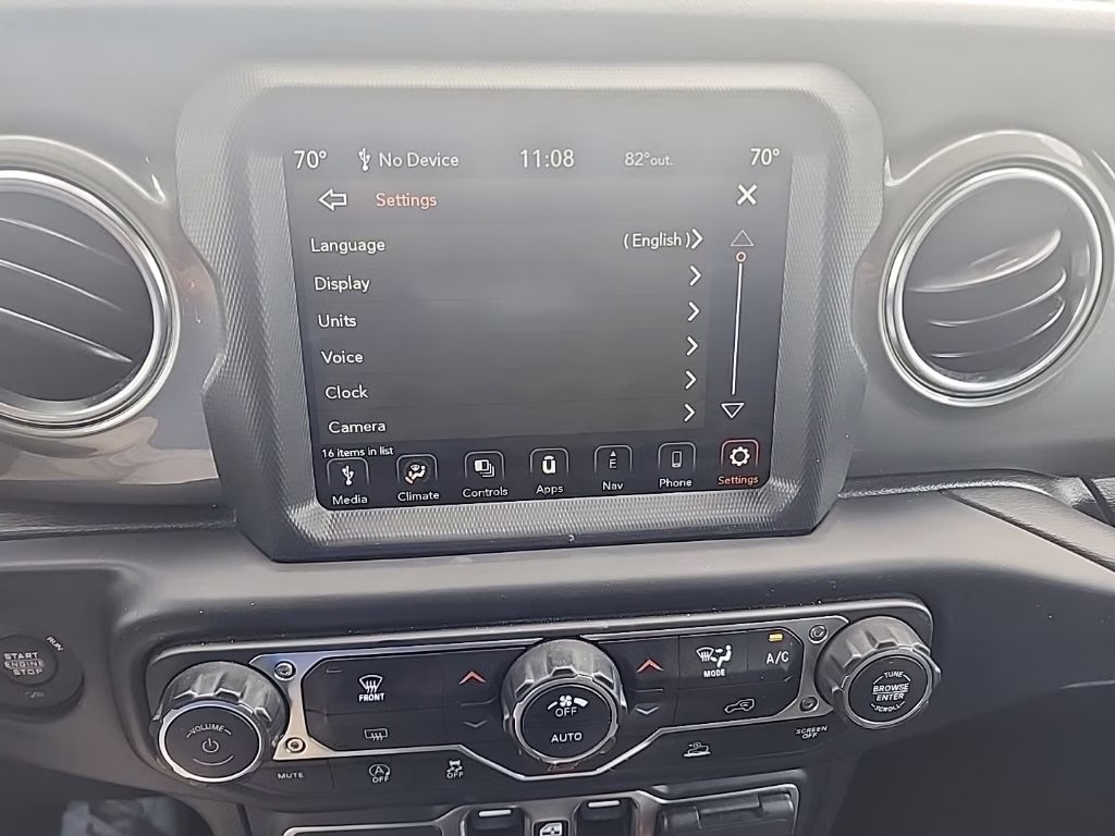 2023 orange Jeep Wrangler Sahara 4X4 SUV