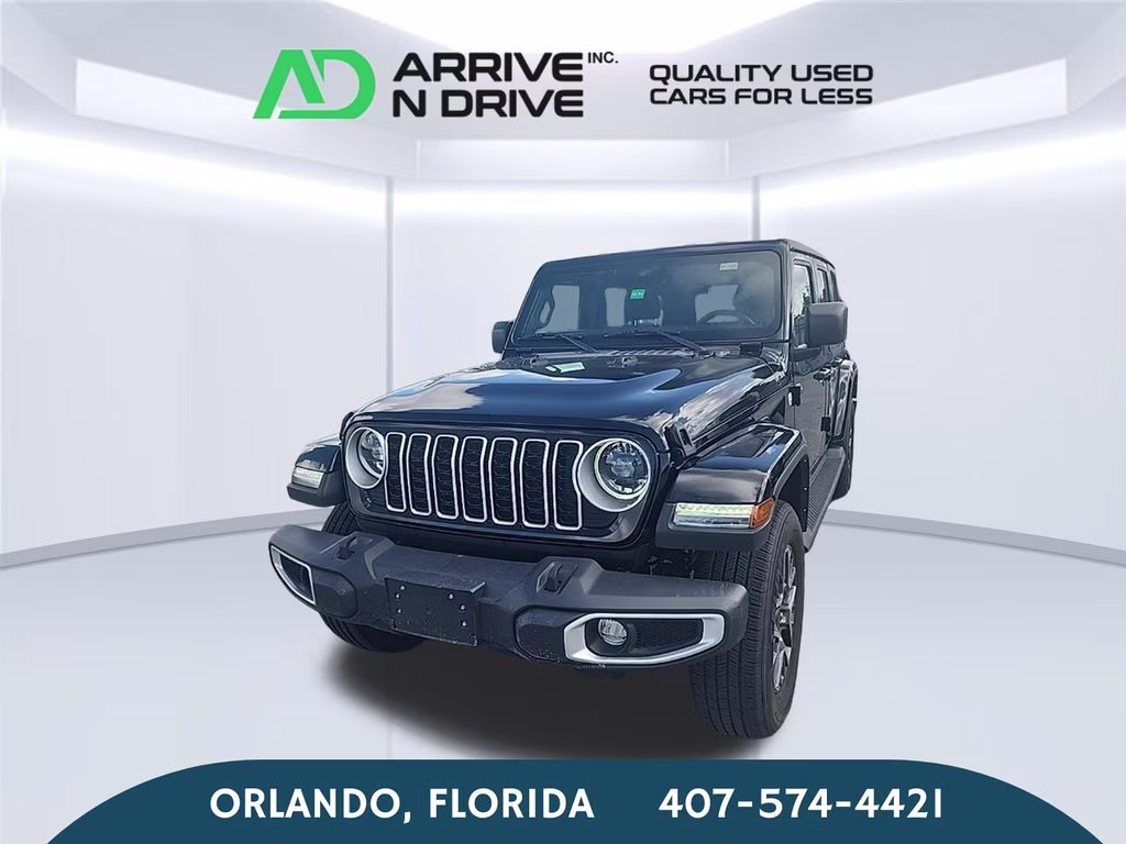 2024 Black Clearcoat Jeep Wrangler Sahara 4X4 SUV