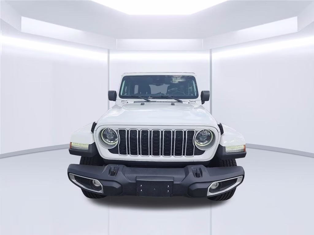 2024 Bright White Clearcoat Jeep Wrangler Sahara 4X4 SUV