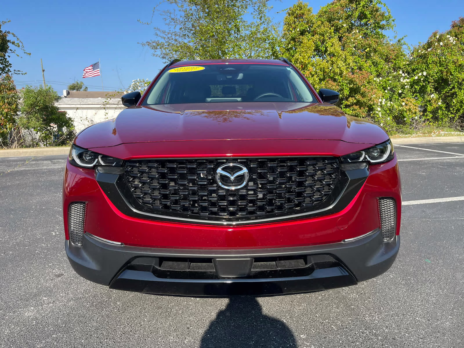 2025 Soul Red Crystal Metallic Mazda CX-50 Hybrid Premium Package AWD SUV