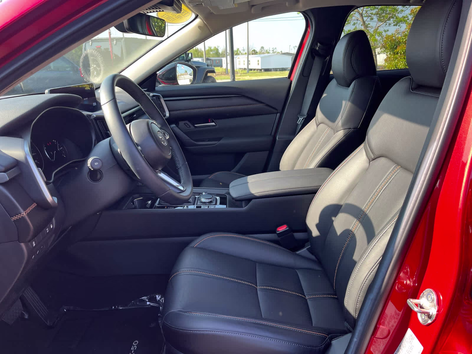 2025 Soul Red Crystal Metallic Mazda CX-50 Hybrid Premium Package AWD SUV