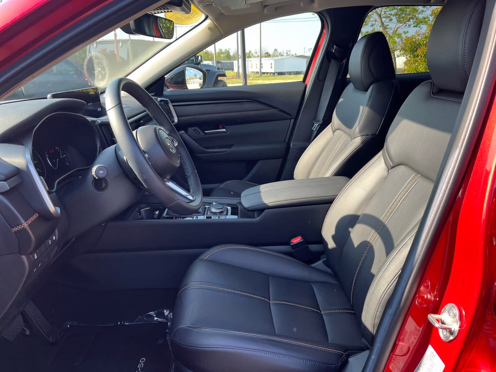 2025 Soul Red Crystal Metallic Mazda CX-50 Hybrid Premium Package AWD SUV