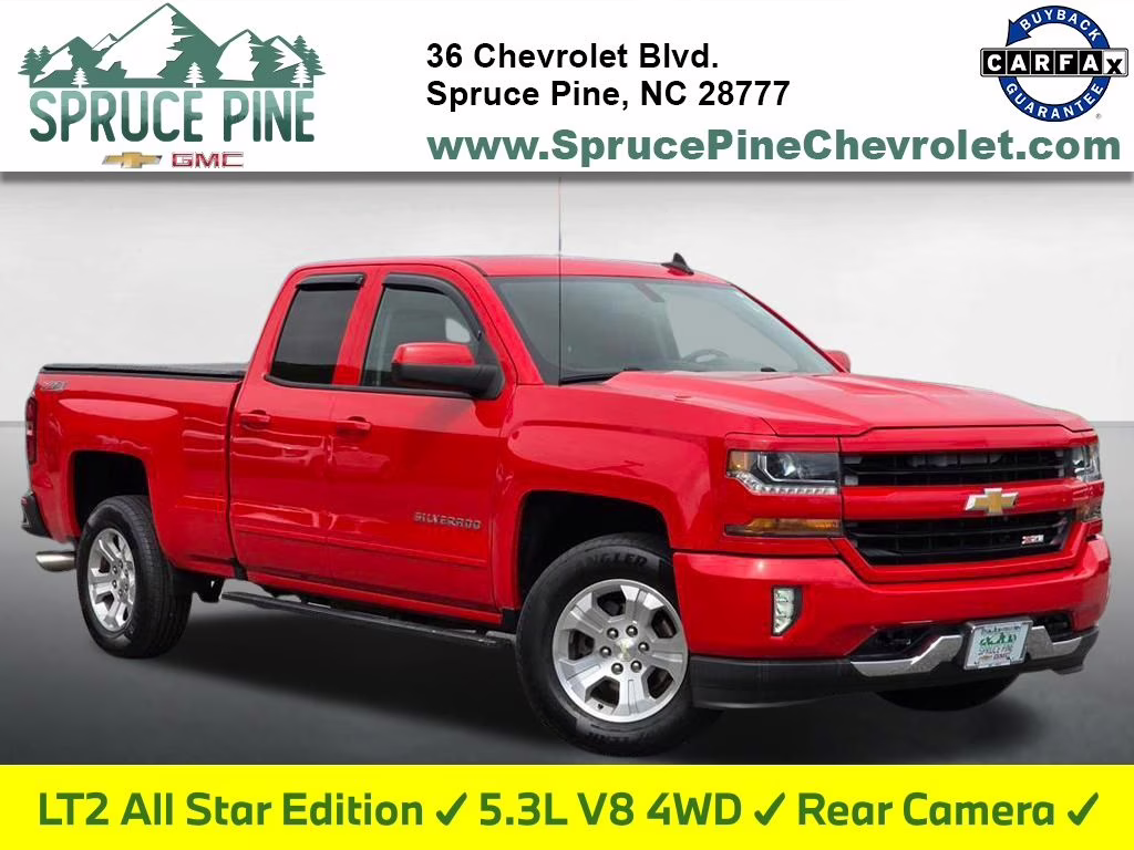 2017 Red Hot Chevrolet Silverado 1500 LT 4X4 Truck