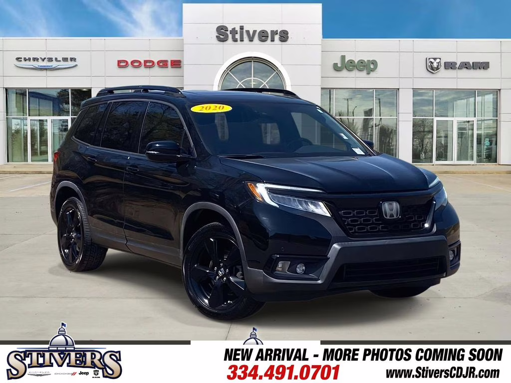 2020 Crystal Black Pearl Honda Passport Elite AWD SUV