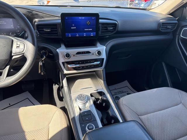 2021 Iconic Silver Metallic Ford Explorer Base 4X4 SUV