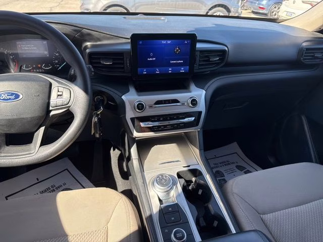 2021 Iconic Silver Metallic Ford Explorer Base 4X4 SUV