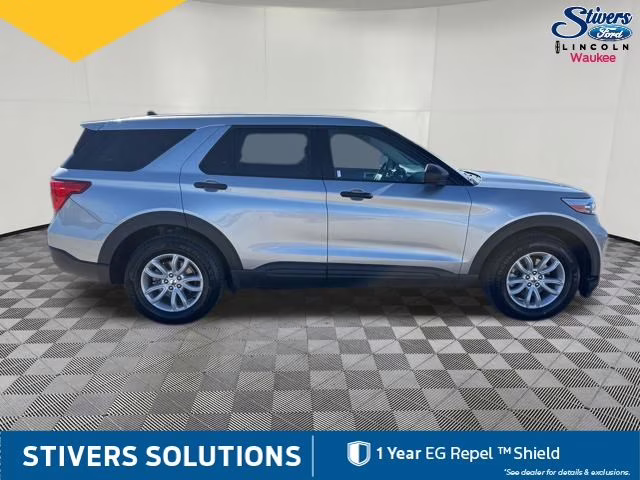 2021 Iconic Silver Metallic Ford Explorer Base 4X4 SUV