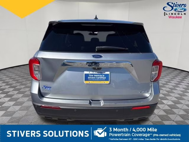 2021 Iconic Silver Metallic Ford Explorer Base 4X4 SUV