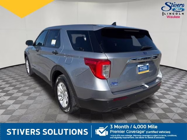 2021 Iconic Silver Metallic Ford Explorer Base 4X4 SUV