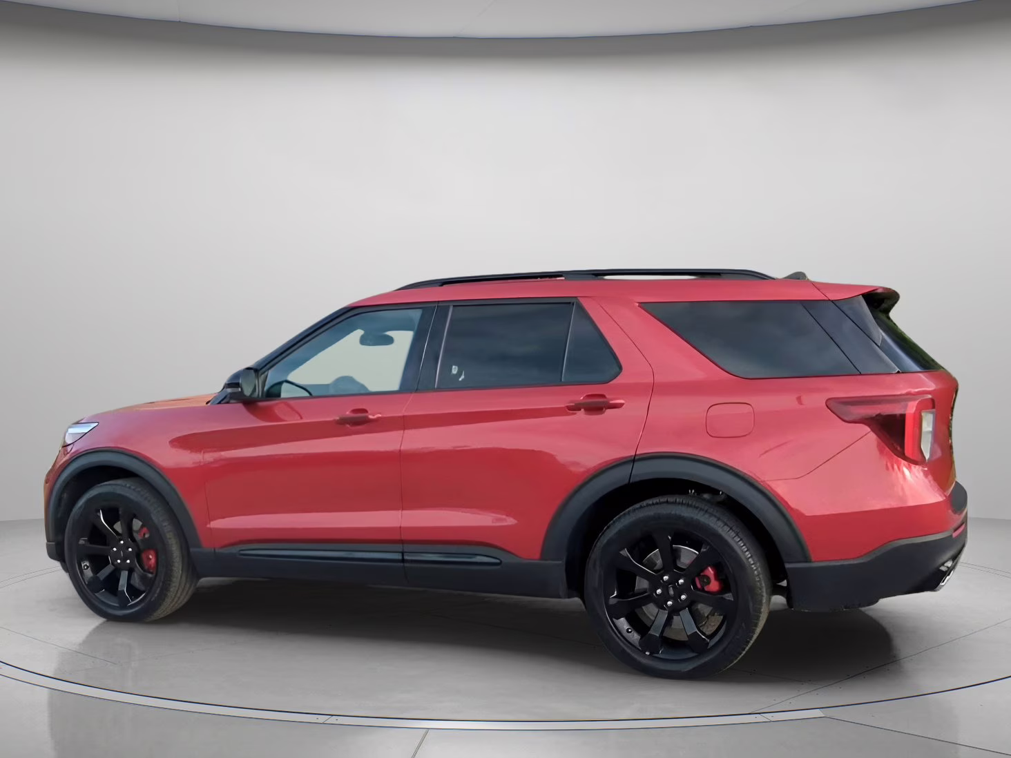 2023 Rapid Red Metallic Tinted Clearcoat Ford Explorer ST 4X4 SUV