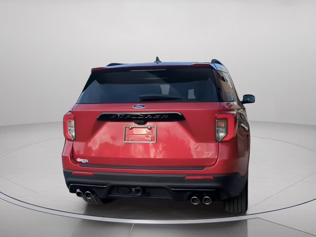 2023 Rapid Red Metallic Tinted Clearcoat Ford Explorer ST 4X4 SUV