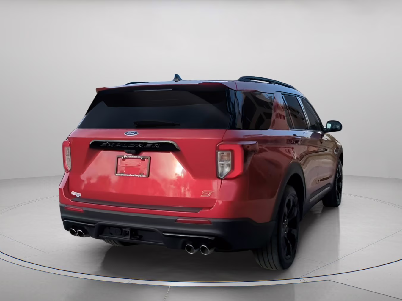 2023 Rapid Red Metallic Tinted Clearcoat Ford Explorer ST 4X4 SUV