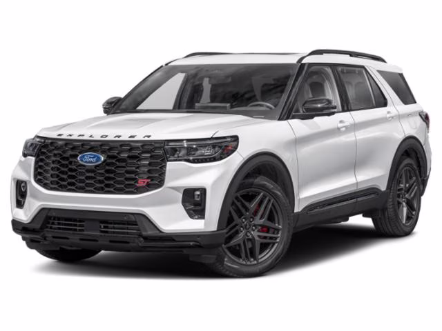 2026 Space White Metallic Ford Explorer ST RWD SUV