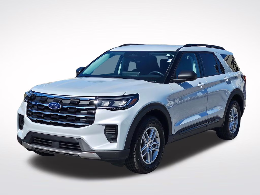 2026 Space White Metallic Ford Explorer Active RWD SUV