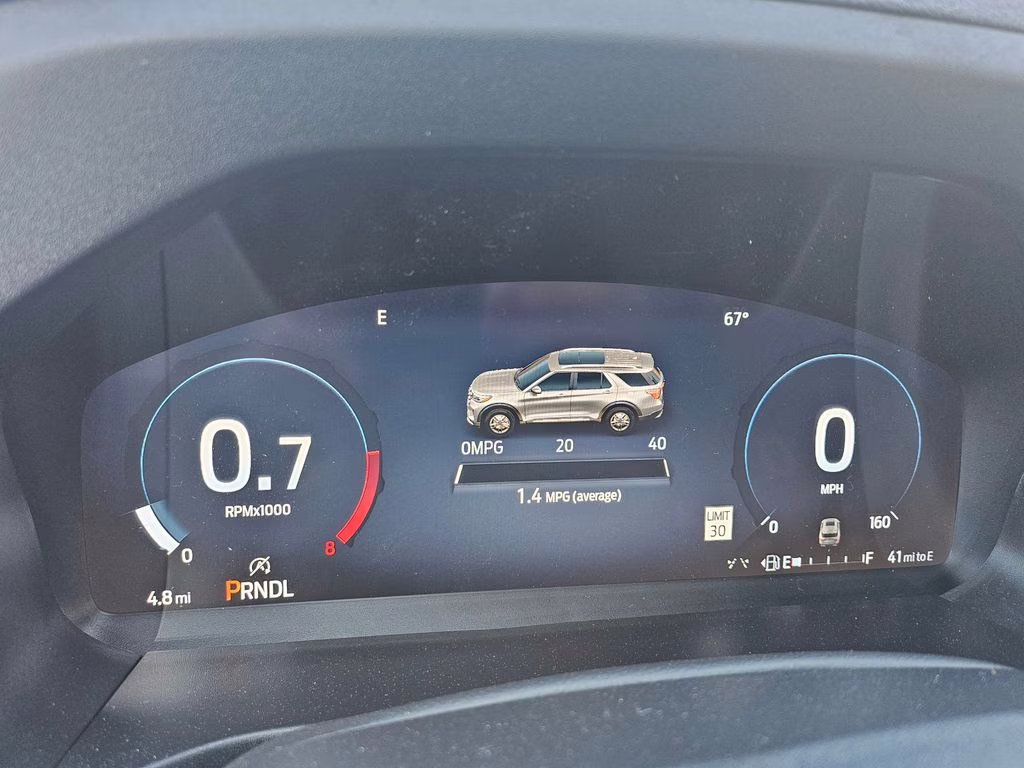 2026 Space White Metallic Ford Explorer Active RWD SUV