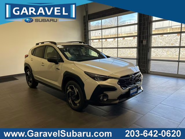 2026 Crystal White Pearl Subaru Crosstrek Hybrid Limited AWD SUV