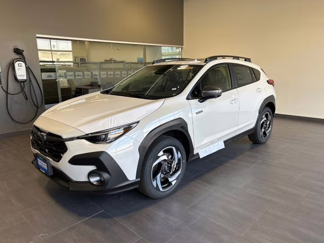 2026 Crystal White Pearl Subaru Crosstrek Hybrid Limited AWD SUV