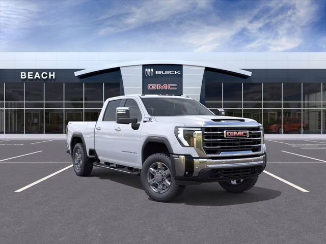 2026 Glacier White Tricoat GMC Sierra 2500 HD SLT 4X4 Truck