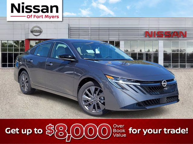 2026 Gun Metallic Nissan Sentra SL FWD Sedan