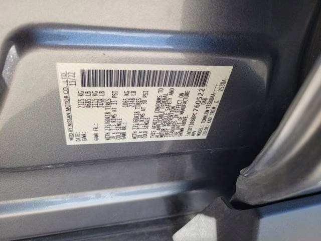 2023 Gun Metallic Nissan Rogue SV AWD SUV