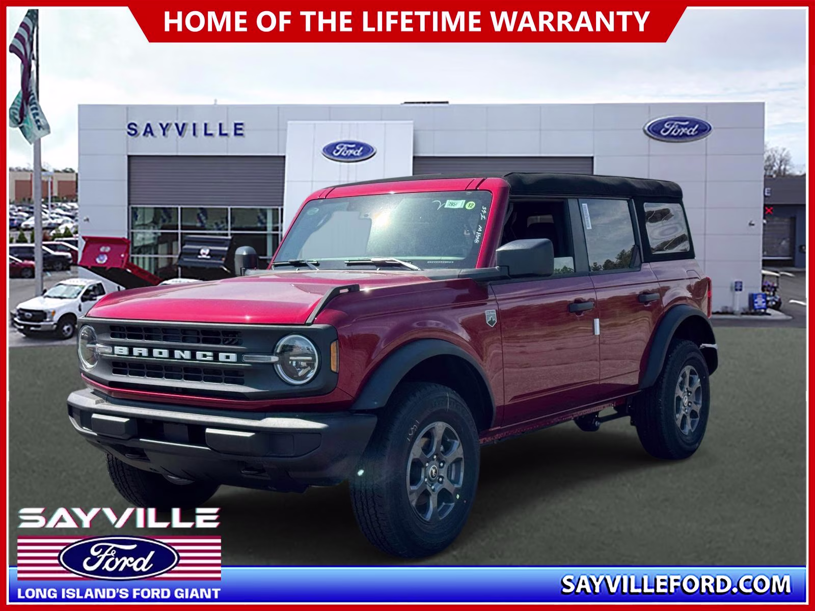 2026 Ruby Red Metallic Tinted Clearcoat Ford Bronco Big Bend 4 Door 4x4 4X4 SUV
