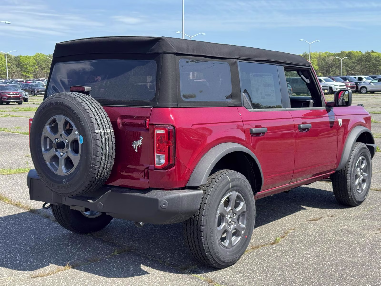 2026 Ruby Red Metallic Tinted Clearcoat Ford Bronco Big Bend 4 Door 4x4 4X4 SUV