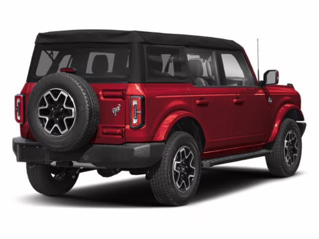 2026 Ruby Red Metallic Tinted Clearcoat Ford Bronco Outer Banks 4 Door 4x4 4X4 SUV