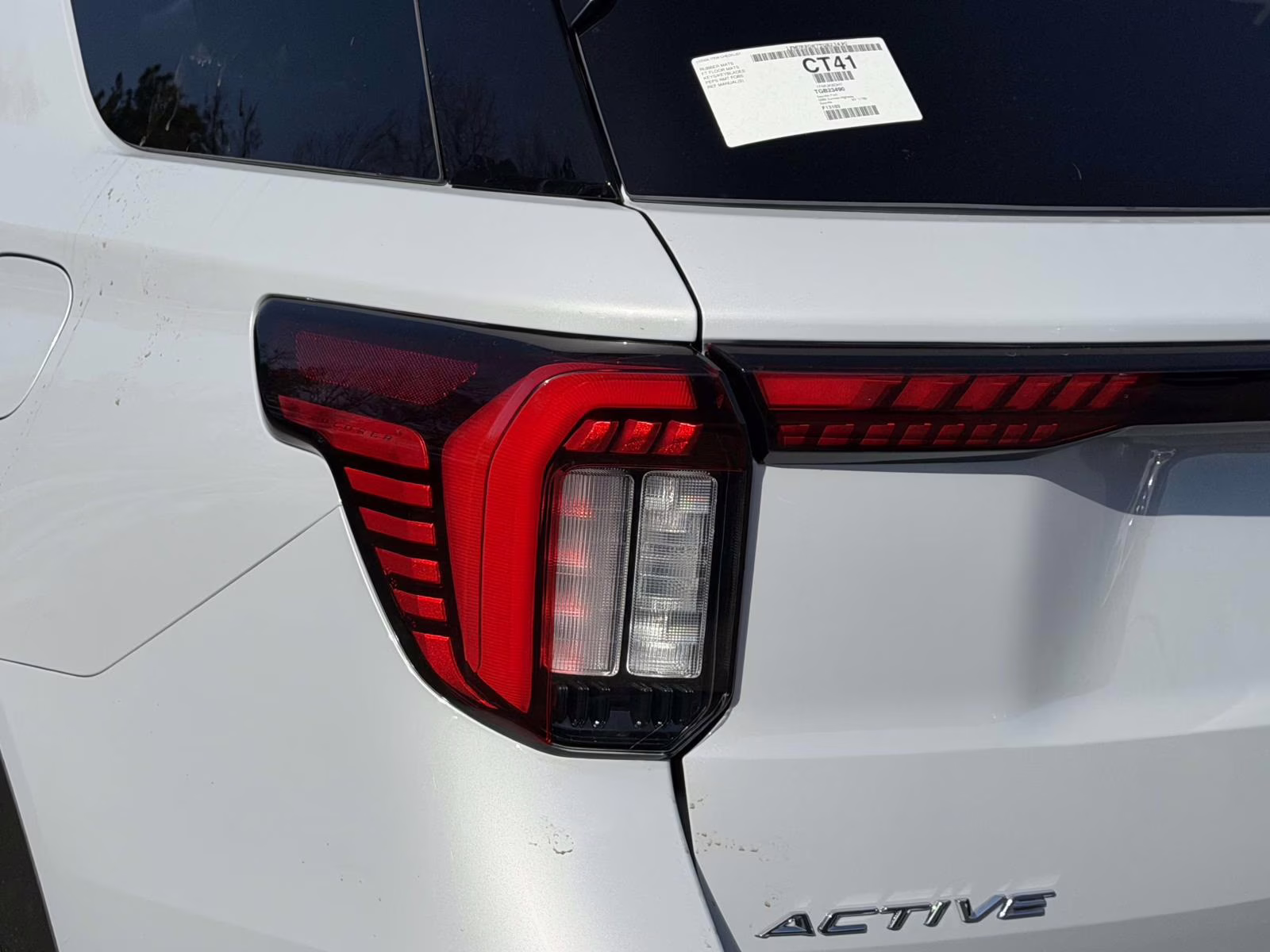 2026 White Ford Explorer Active 4X4 SUV